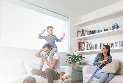 Saugroboter und Zentralstaubsauger