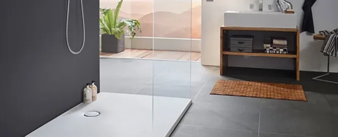 Dusche mit eingebauter Sicherheit ©Mauersberger