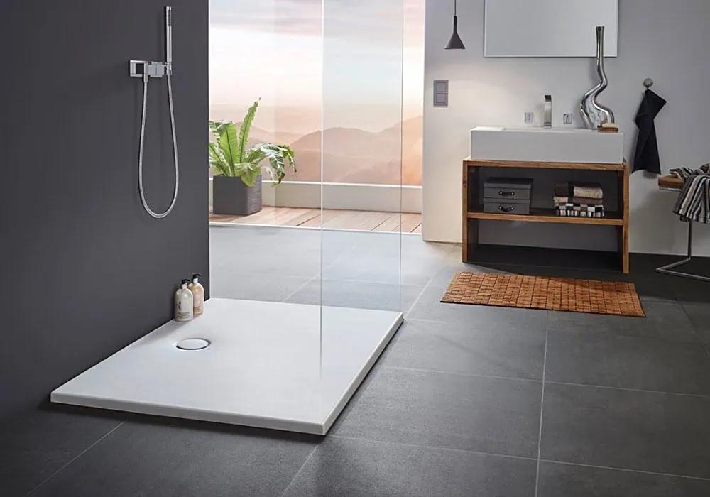 Dusche mit eingebauter Sicherheit ©Mauersberger